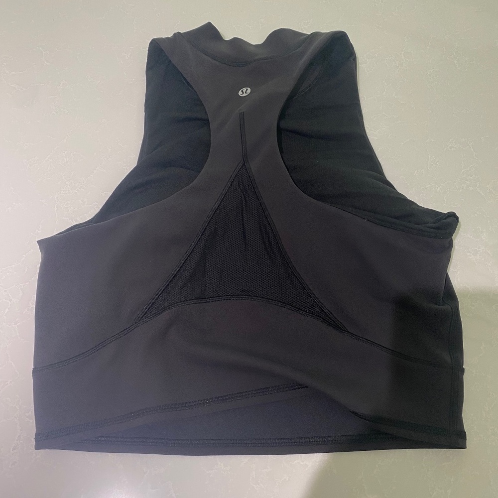Lululemon black work out top
